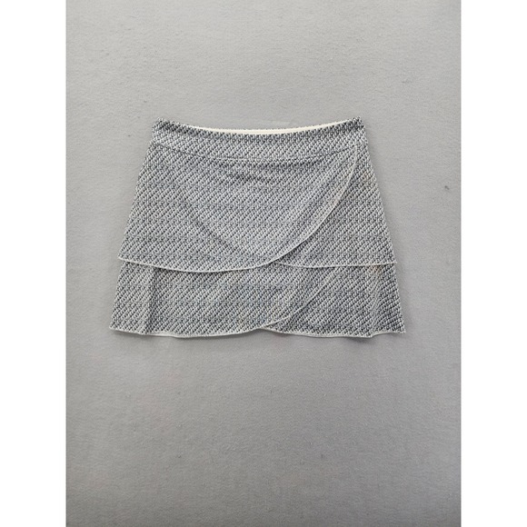 Soybu Pants - Soybu Grey Textured Layered Skort Womens‎ Medium Activewear Tennis Golf Skirt M